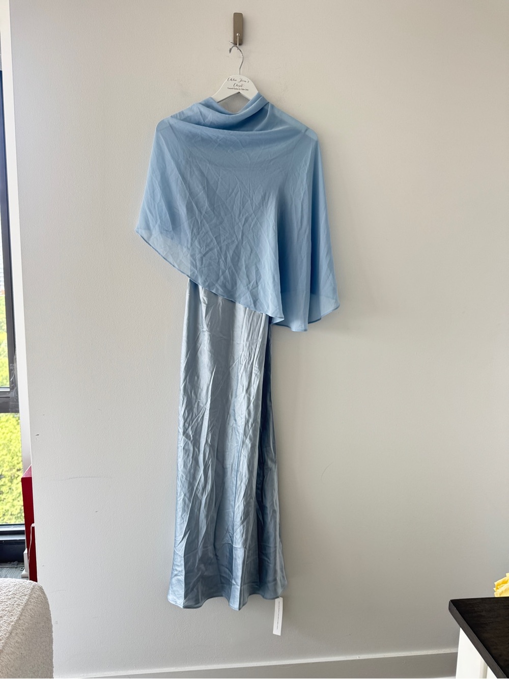 REFORMATION Lilibeth Silk Maxi Dress in Mineral - Picture 2 of 8